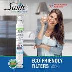 Swift Green Filters SGF-W10 Rx Compatible Refrigerator Water Filter for 4396701, EDR6D1, FILTER 6, 46-9915, (6 Pack) Made in USA