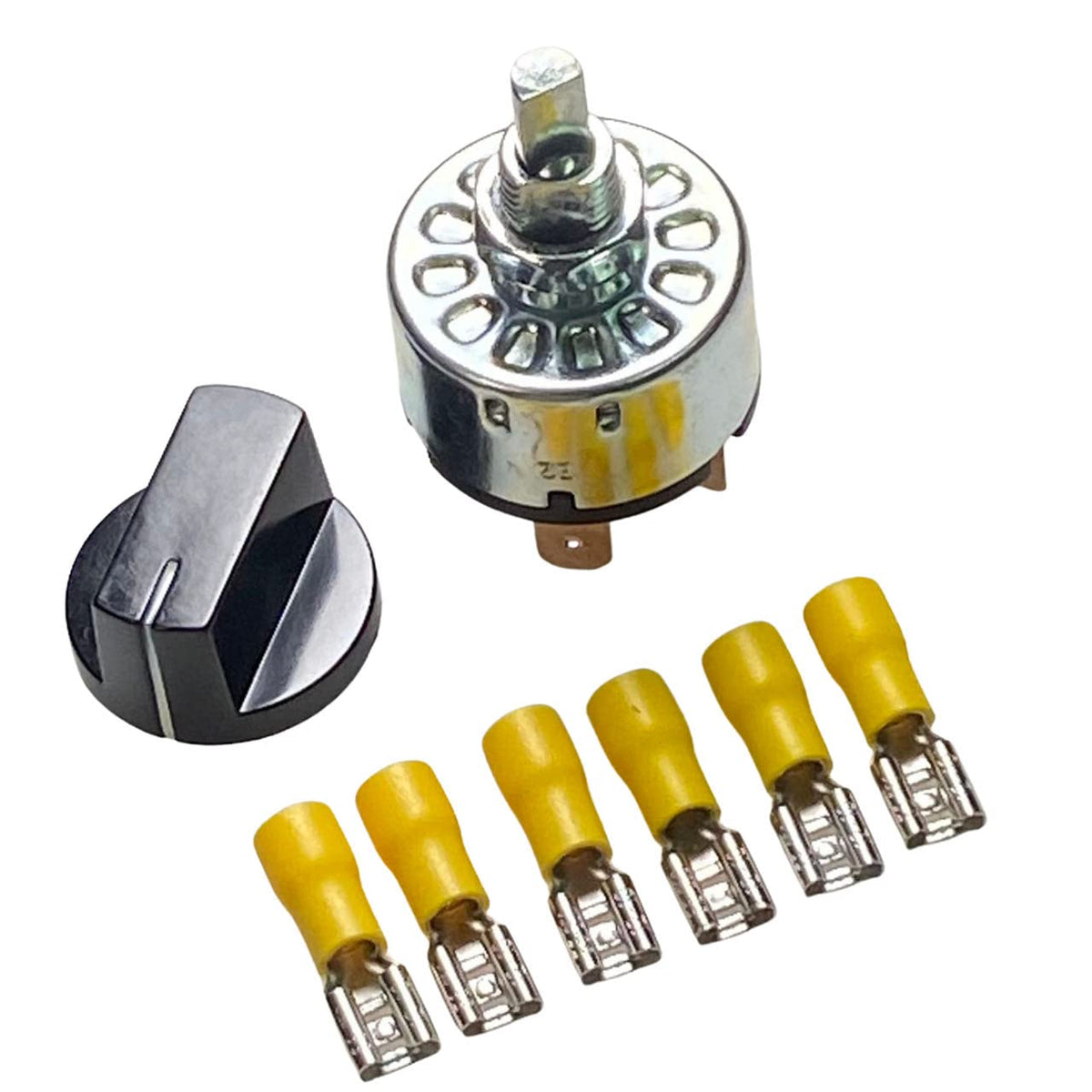 Rotary Switch 4-Position 3-Speed 16A-125V 12A-250V Fan Heater Speed Selector Switch