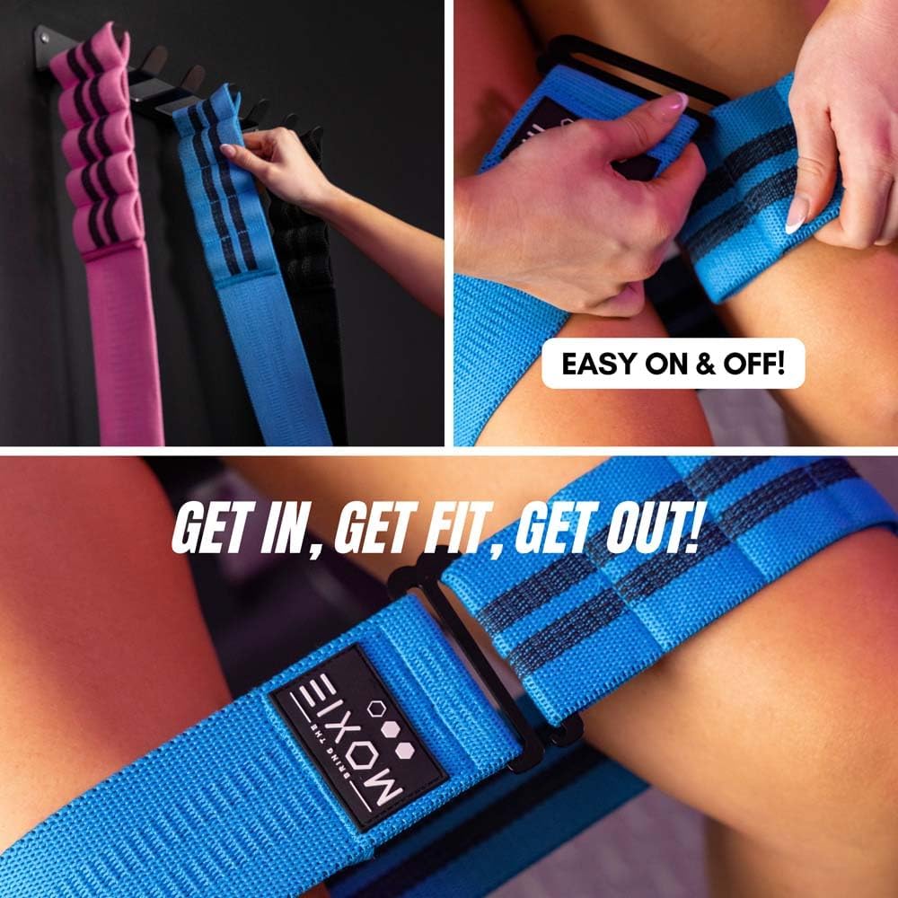Adjustable Non-Slip Fabric Resistance Bands Set of 3 – Ideal for Legs, Glutes, and Full Body Workouts – Premium
