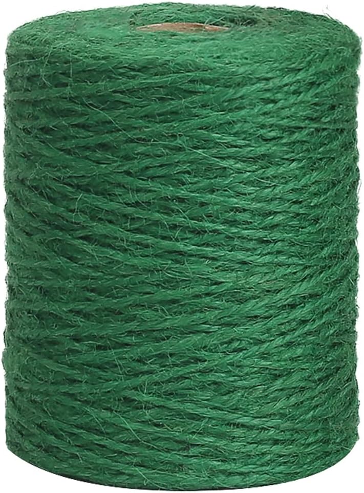 Garden Twine, 656 Feet 2mm Green Plant Ties