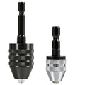 Keyless Drill Chuck Adapter, 1/4 Inch Hex Shank Quick Change Converters