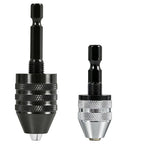 Keyless Drill Chuck Adapter, 1/4 Inch Hex Shank Quick Change Converters