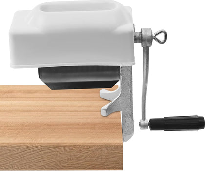 Manual Meat Tenderizer, Hand Crank Steak Cuber with Stainless Steel Blades, Heavy Duty Meat Flattener for Beef Pork
