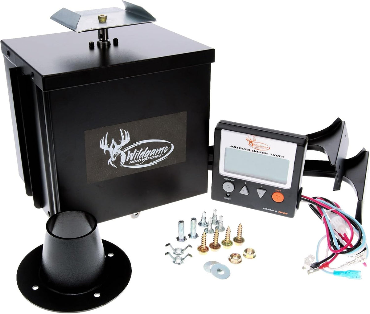 Trophy Hunter 6V Digital Feeder Kit , Weather-Resistant Durable Easy-to-Use Digital Power Control Unit for Hunting
