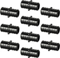 10pcs 3/4" Poly PPSU Barb Crimp PEX Straight Coupling Fitting, No Lead
