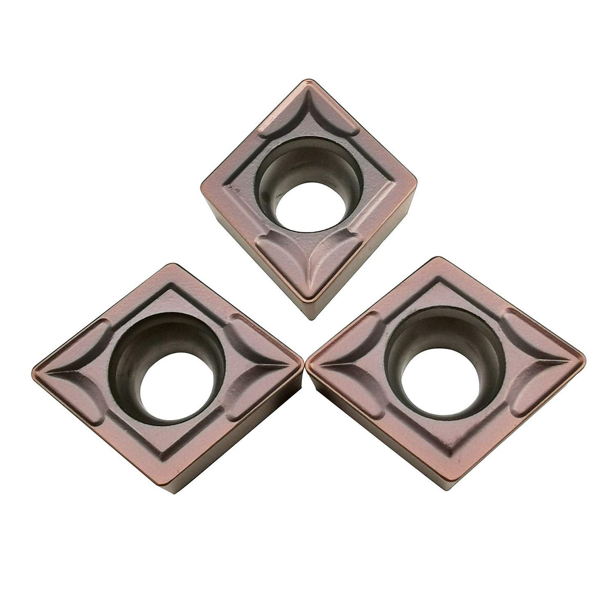 CCMT432 / CCMT120408 CNC Lathe Indexable Carbide Turning Insert (CCMT432 Brown)