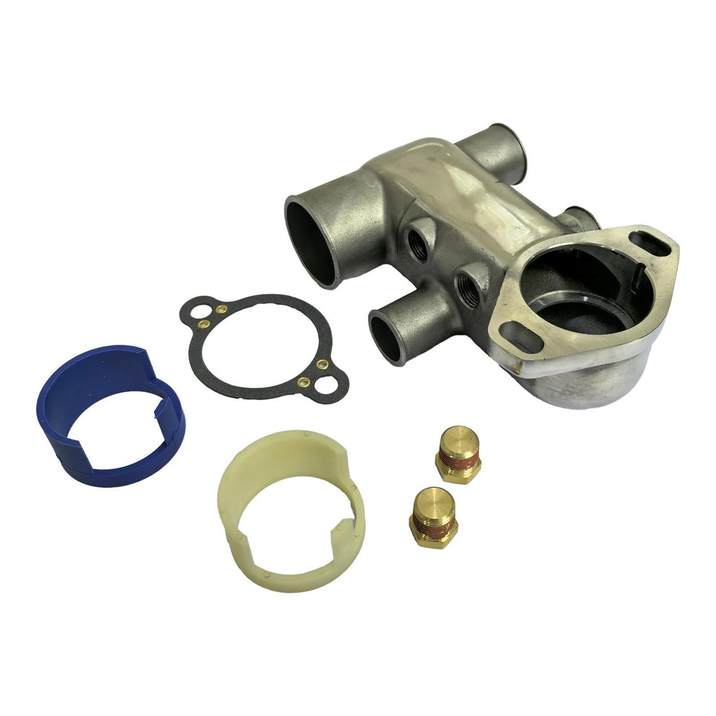 Csygmdty New Thermostat Housing Kit Compatible with Mercruiser 861006A 87290A4 Replacement for 18-1989