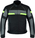 Mens Textile Biker Riding CE Armored Waterproof All-Weather Motorcycle Jacket