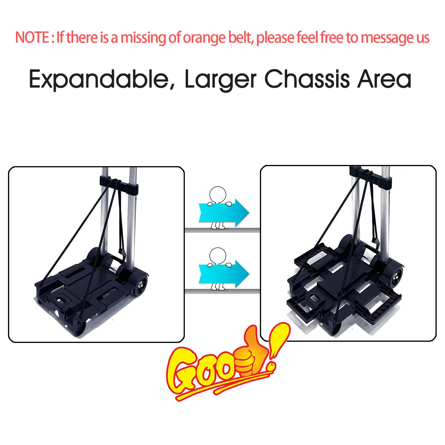 Car Seat Travel Cart for Airport, Foldable Car Seat Dolly & Roller, 90lbs Capacity Car Seat Carrier for Airport