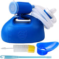 2000ML Portable Urinal for Men and Women, Spill Proof Urine Bottles for Men, Thick Large Pee Bottle with Long Tube