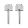 Briny River 2pcs 4mm Diameter Dial Test Indicator Stems with Knurled Clamp Ring