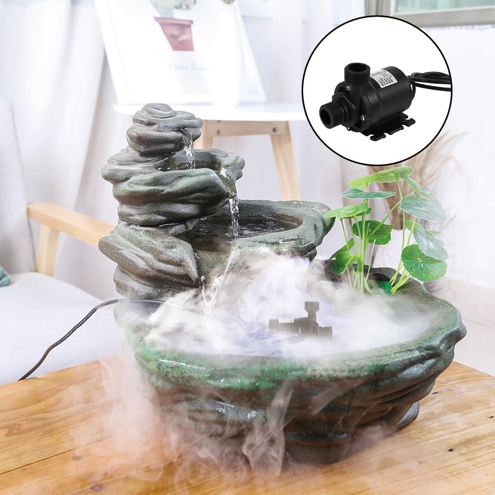 Brushless Submersible Water Pump, Ultra Quiet Aquarium 800L DC 24V