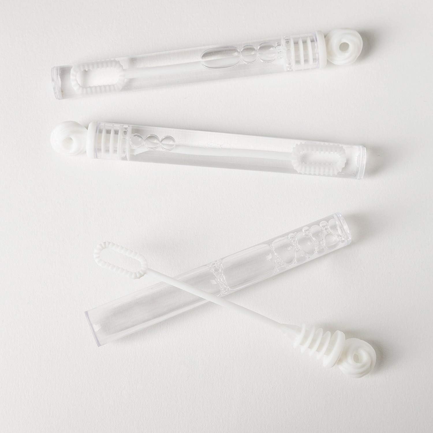 Love Knot Wedding Send Off Bubble Wands With Bubble Solution, 36pcs