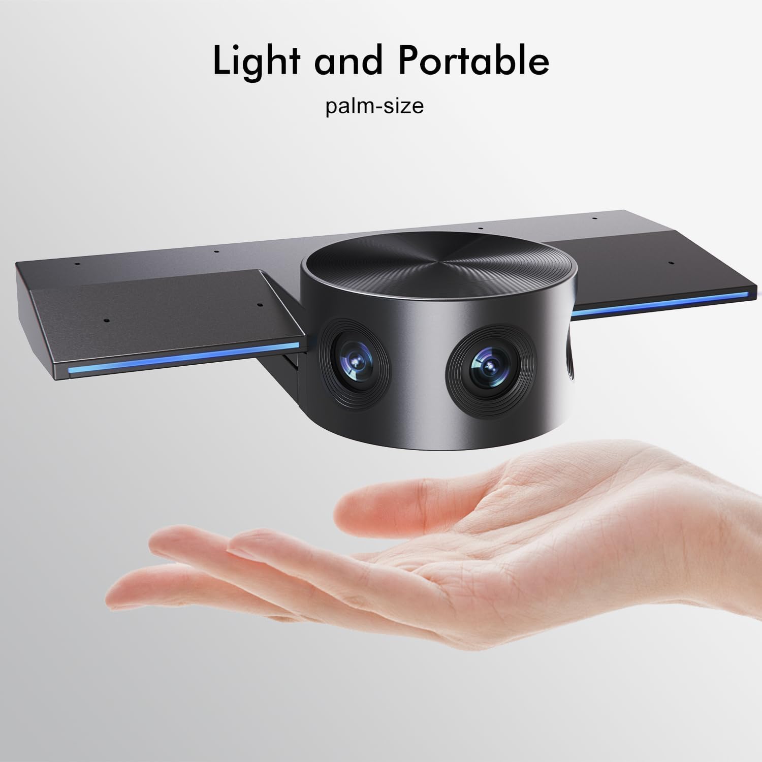 Panoramic 180° Video Camera, Immersive Video Conference Experience, both Overall and Speakers’ Close-up view, 1080P