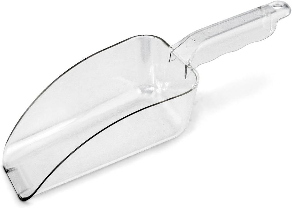 Polycarbonate Plastic Utility Ice Scoop, Clear, 24 oz