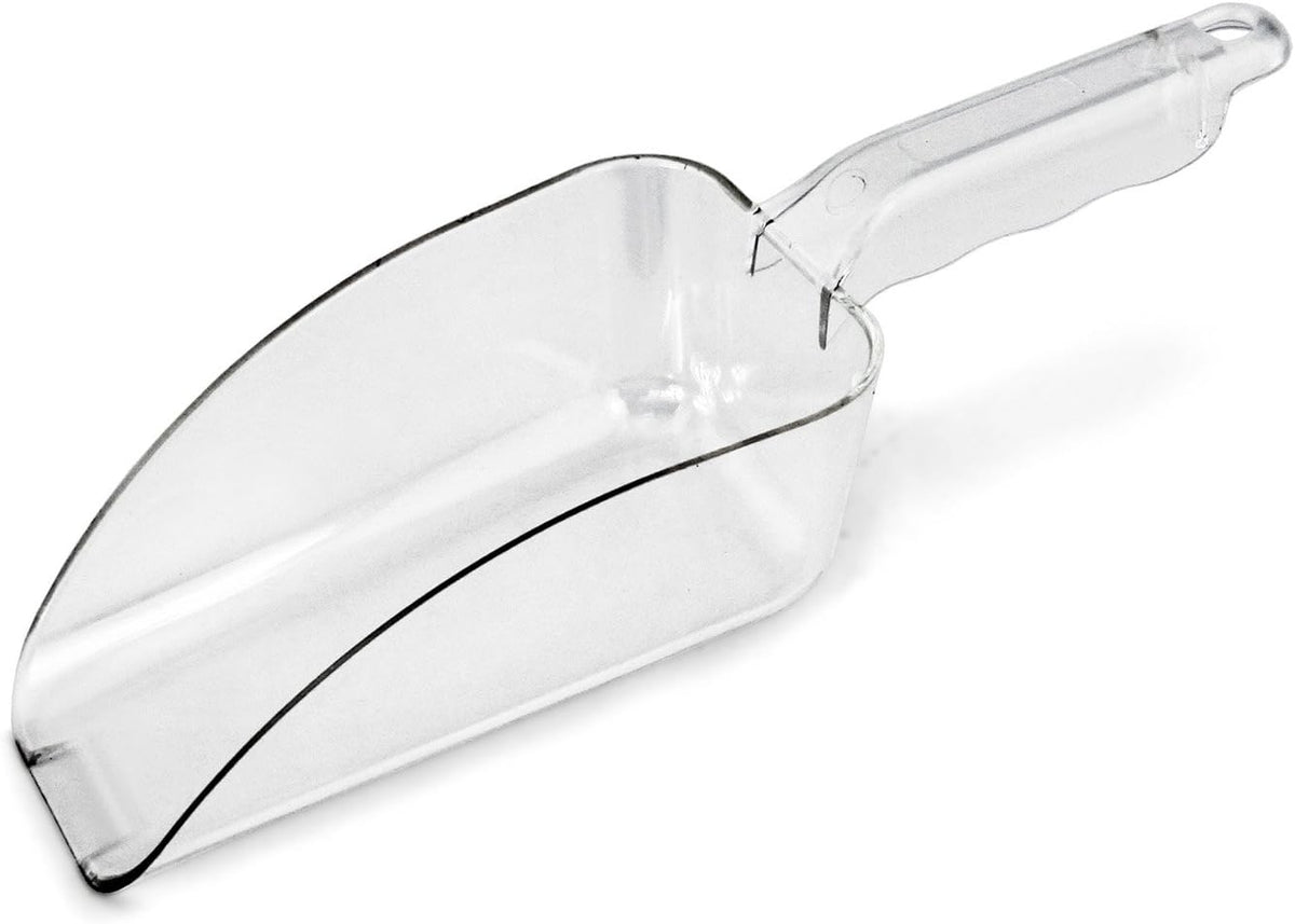 Polycarbonate Plastic Utility Ice Scoop, Clear, 24 oz