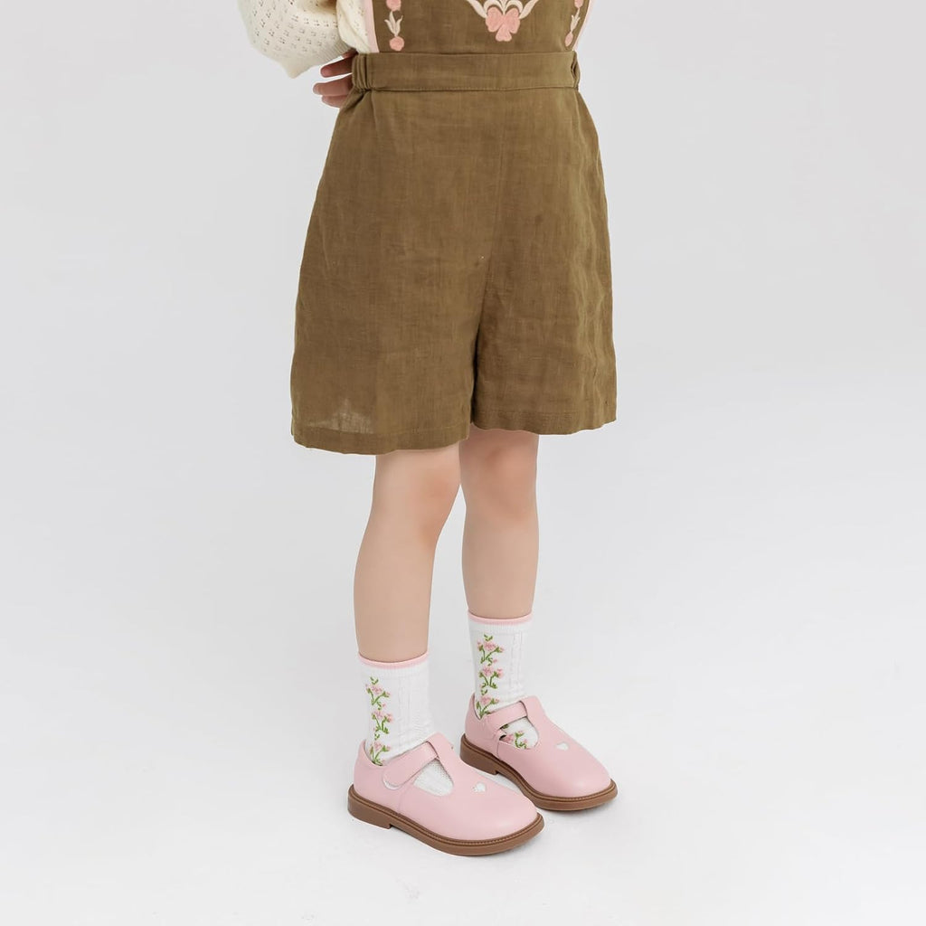 Girls Princess Oxfords Halloween Shoes T-Strap Casual Walking School Uniform Dress Mary Jane Flats