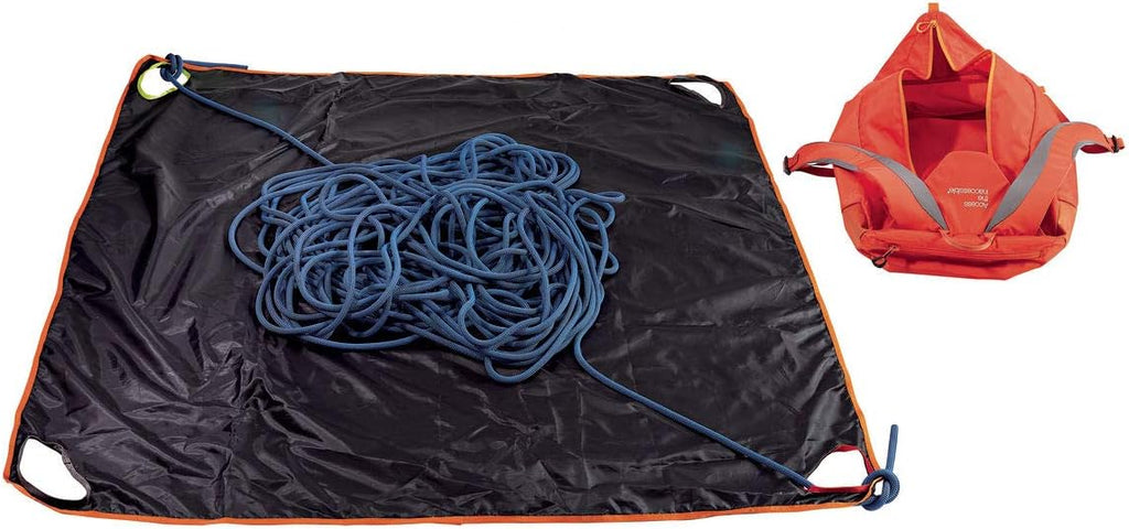 KLIFF Rock Climbing Rope Bag - Red/Orange | 36-Liter Rope Bag for Sport Climbing with Removable Tarp