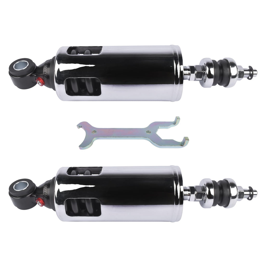 Pair Rear Suspension Shocks Replacement for Harley Softail Fatboy 2000-2017