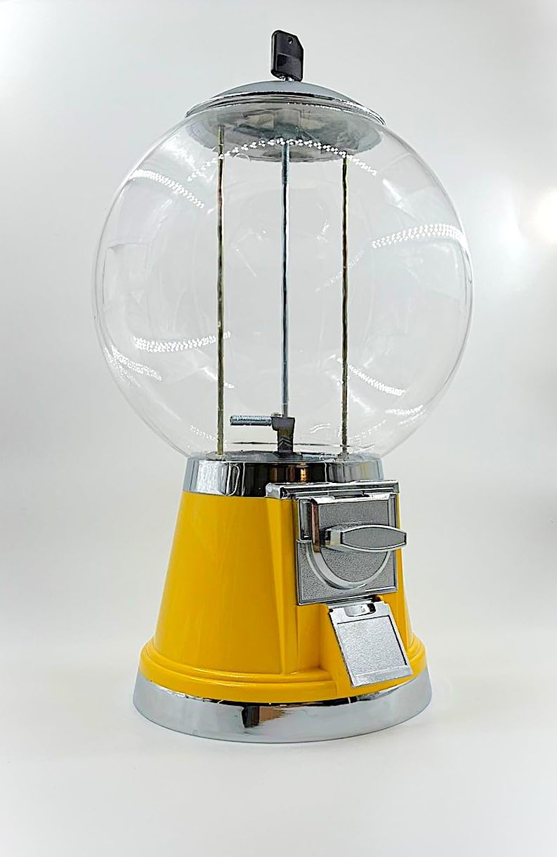 Big Classic Gumball Machine - 25 Cent Coin Mech & Ball Globe 12"