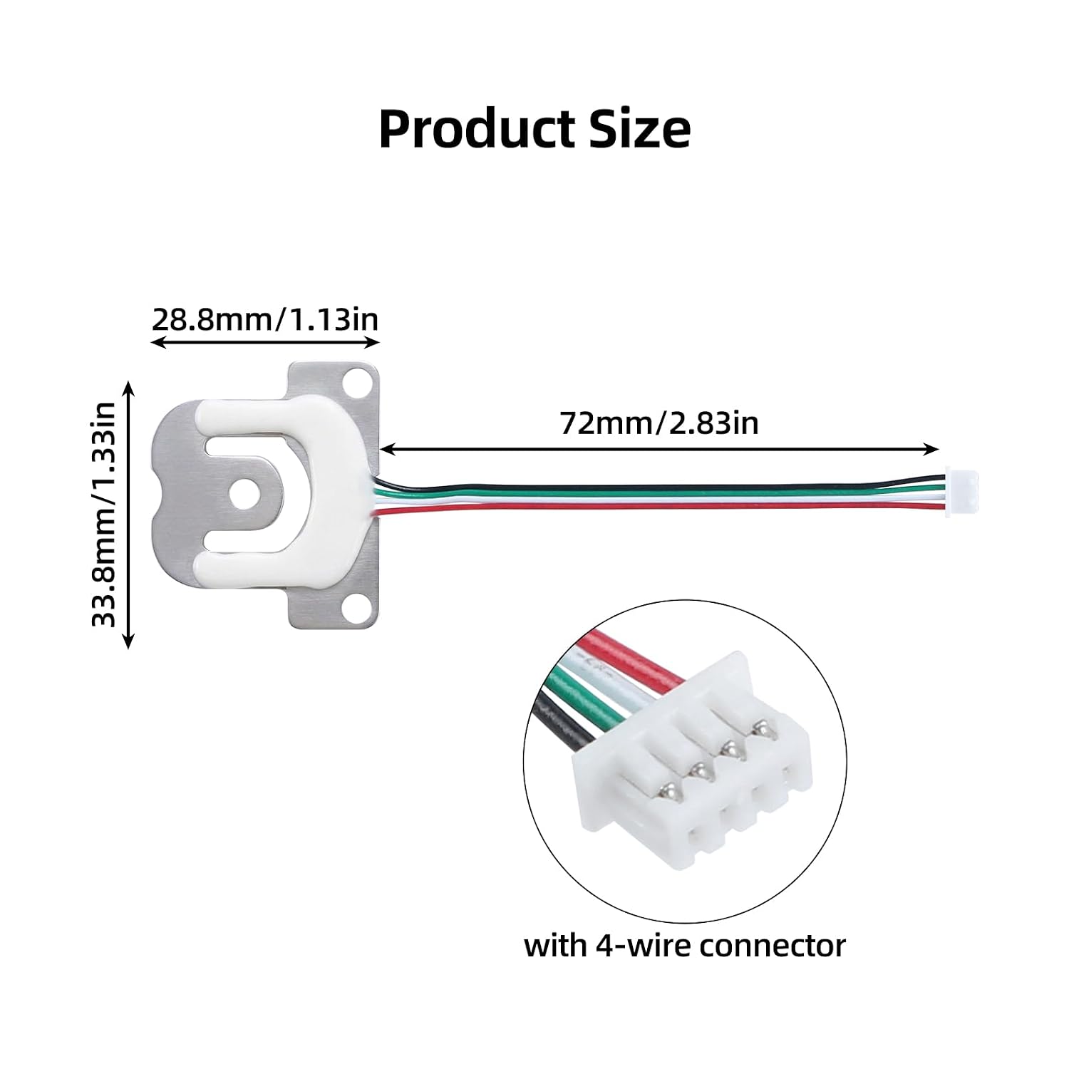 Replacement Heatbed Leveling Sensor for Ender-3: V3 SE Original Auto Bed Leveling Sensor Metal Strain Gauge Part with