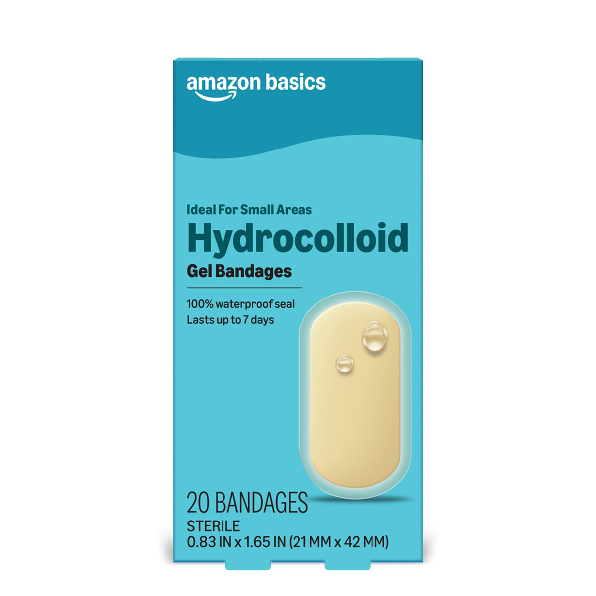 Hydrocolloid Gel Bandages, Regular 20 Count