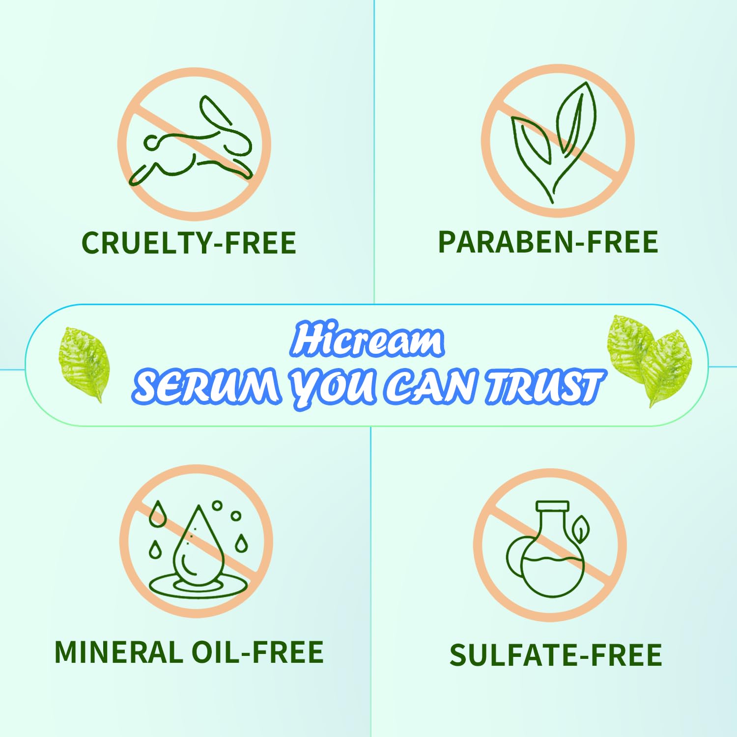 Face Serum Set - Vitamin C Serum, Hyaluronic Acid & Retinol with Hydrating, Brightening & Firming Skin, Anti-aging