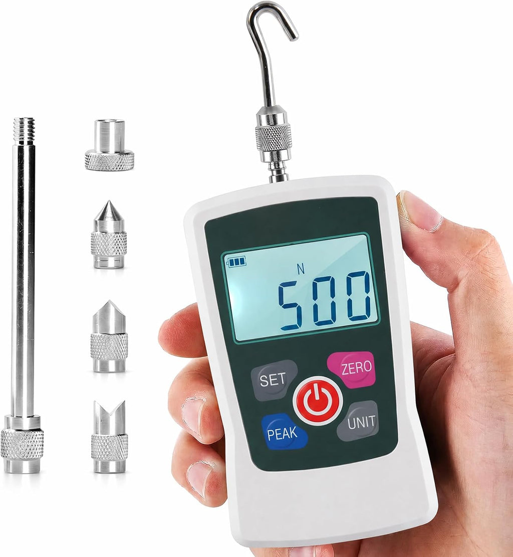 500N Digital Force Gauge, Trigger Pull Gauge for Tension & Compression Test