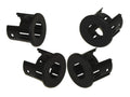Bundle Rear Bumper Sensor Inner Outer Bezel Retainer Texture 4pcs For Dodge Ram 1500 2009-2018 / Ram 2500 3500 2010-2018