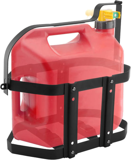 5 Gallon Gas Can Holder, Metal Steel Fuel Container Mount Bracket | Compatible with No-Spill Gas Can for Model 1450