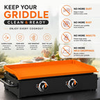 Silicone Griddle Mat for Broil King 36" Propane Griddle, Heat Resistant Non Stick Flat Top Grill Mat, Reusable