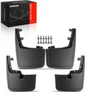 Mud Flaps Compatible with Ford F-150 2015-2020 Pickup | No Drilling Required Splash Guards with Installation Hardware