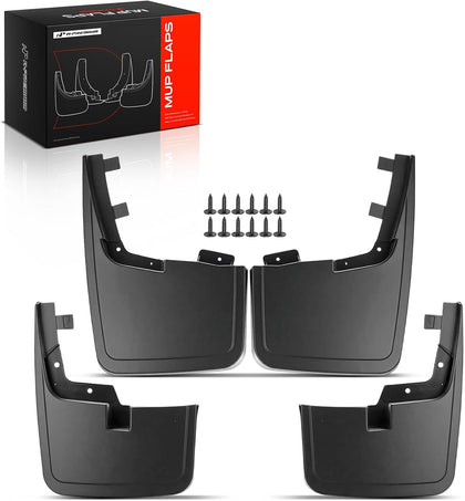 Mud Flaps Compatible with Ford F-150 2015-2020 Pickup | No Drilling Required Splash Guards with Installation Hardware