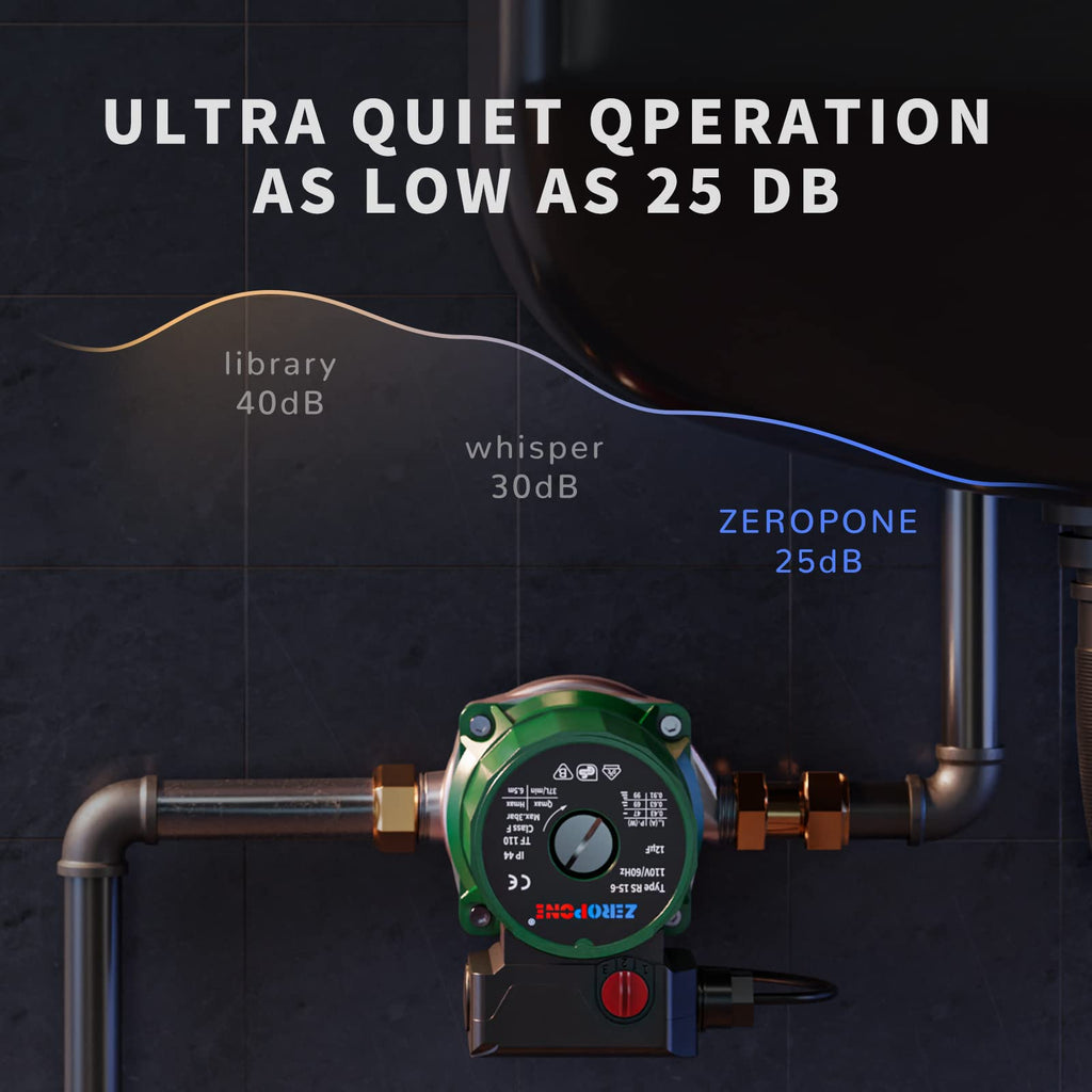 Hot Water Recirculating Pump 93W for Electric Water Heater System