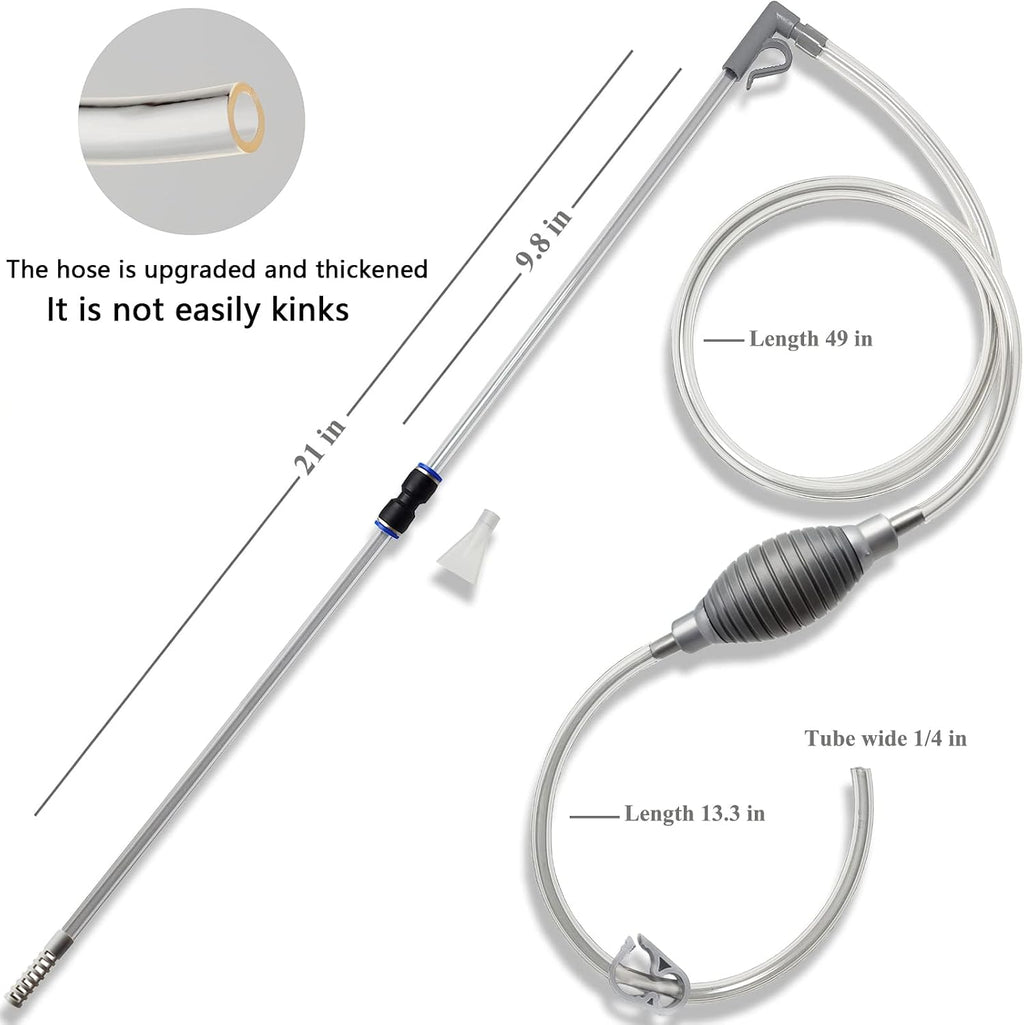 Aquarium Siphon Vacuum and Water Changer Kit for Small Fish Tanks