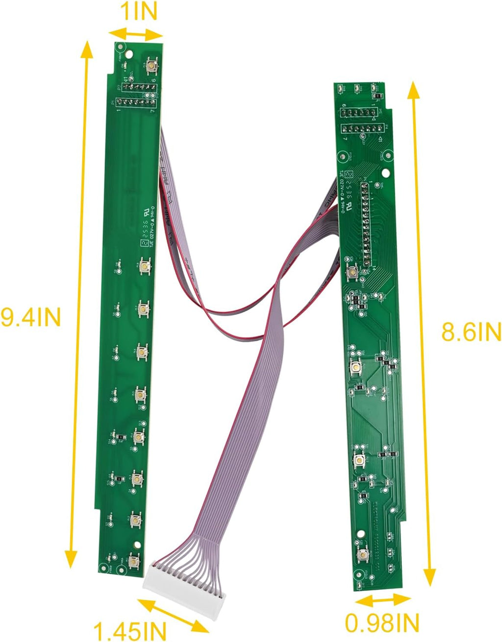 5304517587 (AP6802340) Control Board Dishwasher Fits for Frigidaire Replacement 4840235, PS12585690 Control Panel Dishwasher Switch Assembly FGIP2468UD0A,FGIP2468UF0A,FGID2466QB7A 804655851A