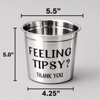 Tip Jar for Bartenders, Restaurants & Musicians, Feeling Tipsy Tip Bucket