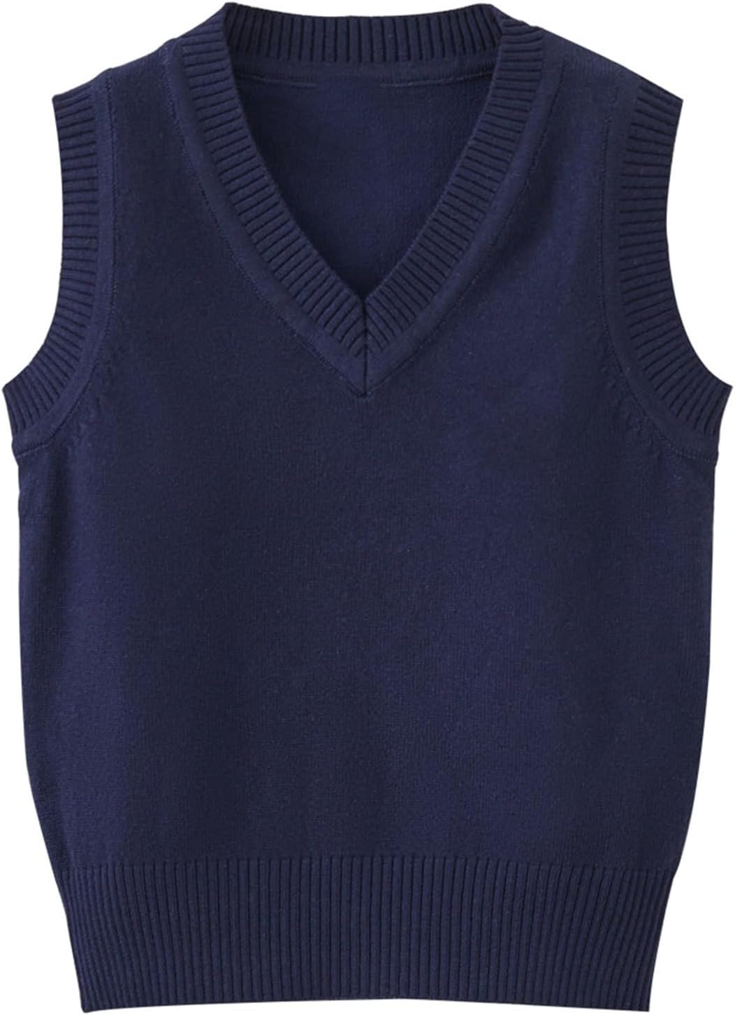 Boys Sweater Vest Cable Knit V-Neck Knitted Uniform Toddler Kids Girls Clothes Dress Vests