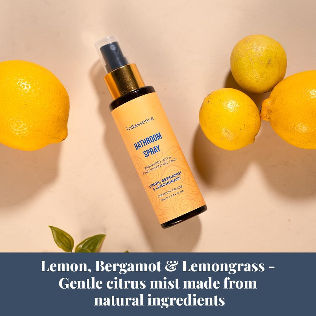 Citrus & Bergamot Bathroom Spray Odor Eliminator - 3.34 fl oz
