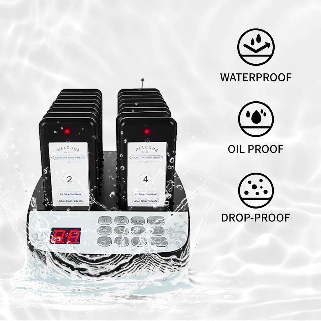 Buzzers for Restaurant, Restaurant Pager System, 16 Pagers