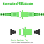 Outdoor OS2 SCA to SCA Fiber Optic Cable Single Mode, 75M(246ft)
