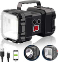 Rechargeable Flashlight, LED Spotlight Flashlight 10000 Capacity 1200LM 20h Ultra-Long Standby 3+4 Lights Modes