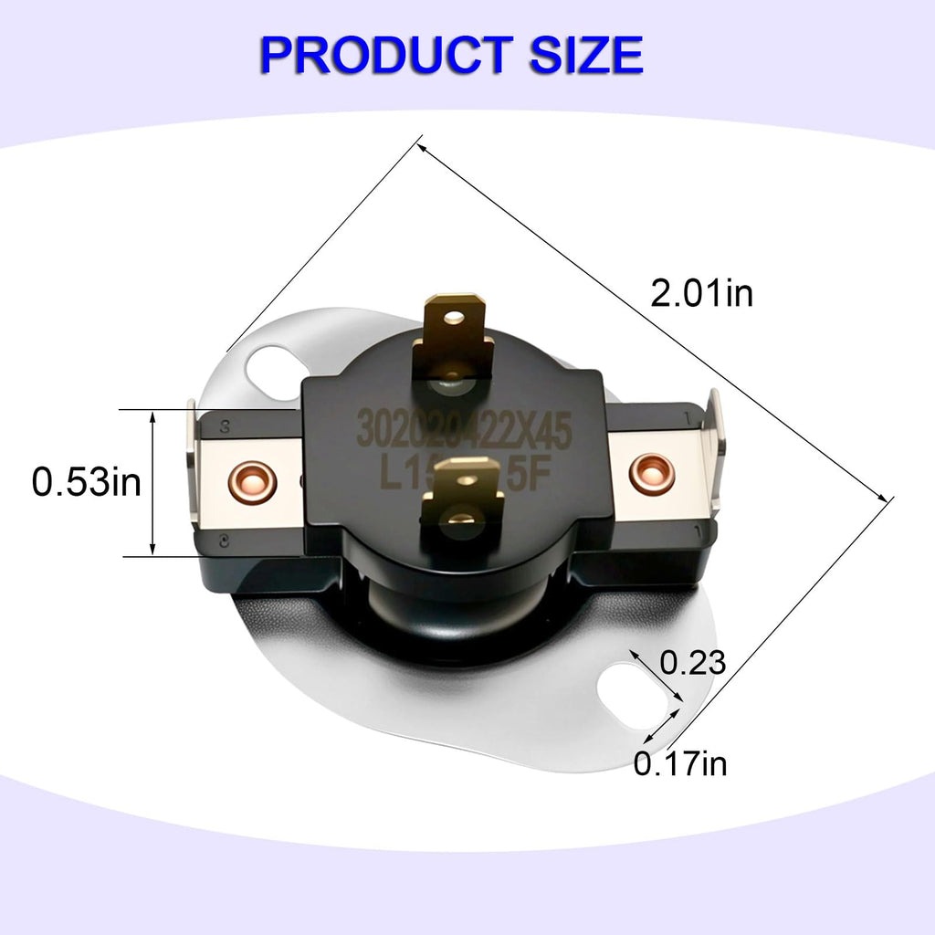 D504515 L153-15F Dryer Cycle Thermostat for Speed Queen/Alliance