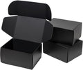 Black Shipping Boxes 12x9x6 Inches 16 Pack Corrugated Cardboard