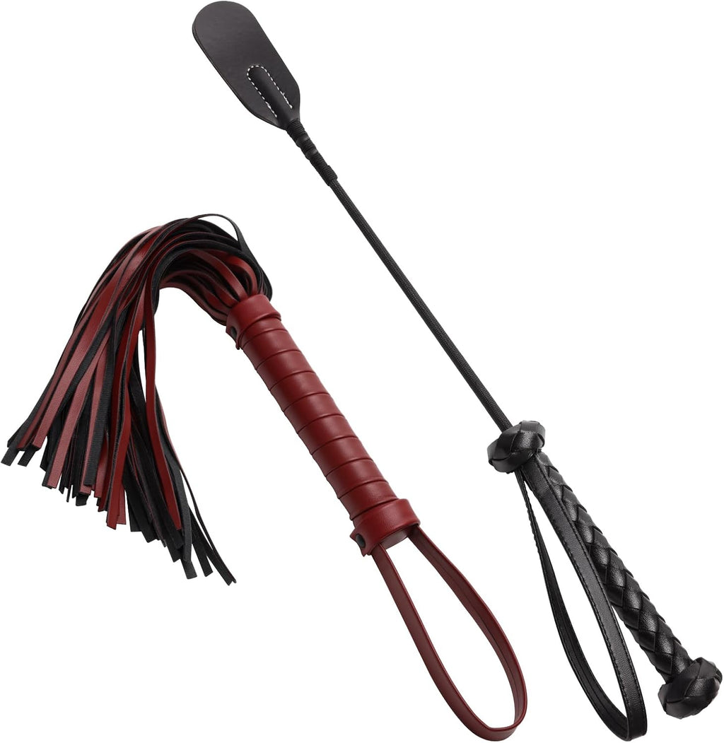 2P Riding Crop for Horse Riding Crop Horse Whip with PU Leather