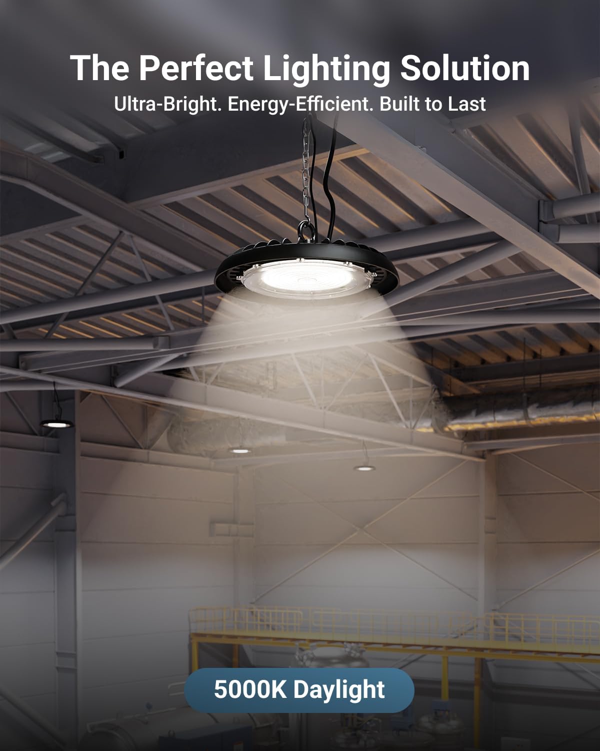 Sunco 6 Pack 200W 5000K UFO LED High Bay Light