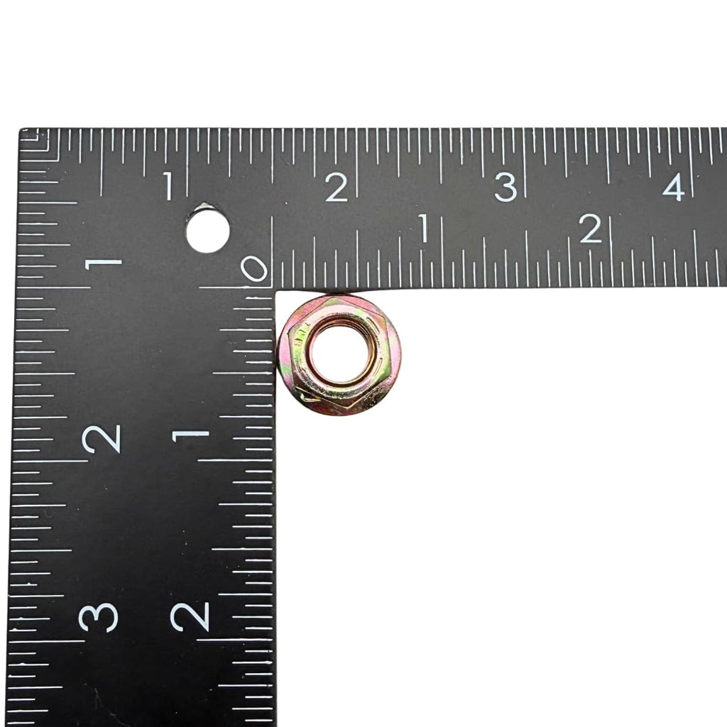 3/8"-16 Flange Nuts (50 Pack) – Grade 8 Built-in Washer Nuts Coarse Thread for Fast, Even Clamping on Frames, Brackets & Heavy Assemblies SAE J995 0.375"