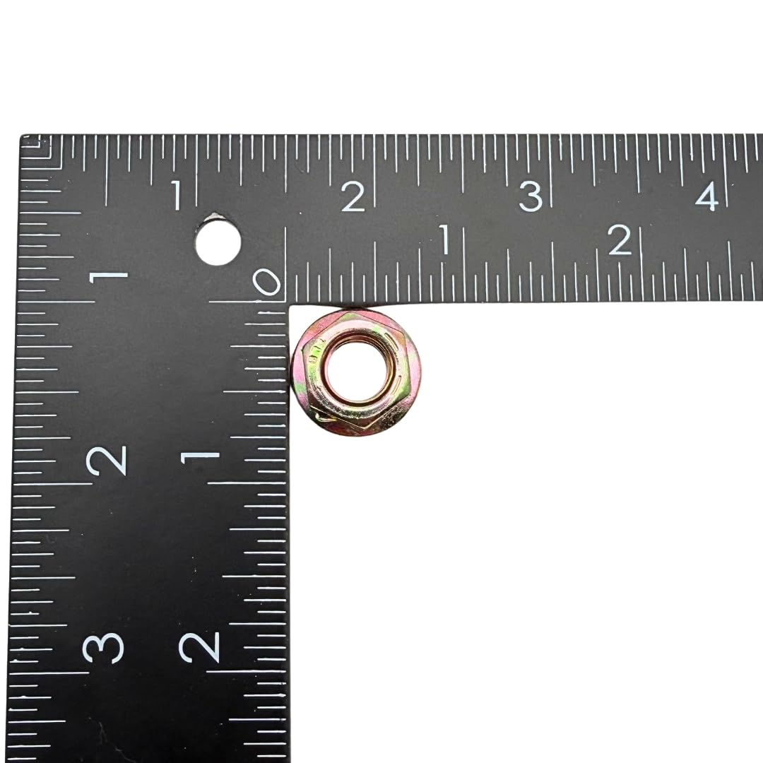 3/8"-16 Flange Nuts (50 Pack) – Grade 8 Built-in Washer Nuts Coarse Thread for Fast, Even Clamping on Frames, Brackets & Heavy Assemblies SAE J995 0.375"