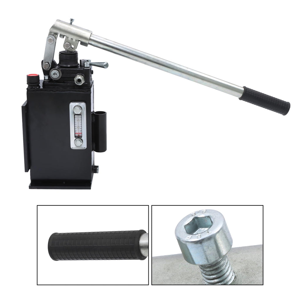 kimllier 2.7 CID 3 Quart Manual Hydraulic Pump Double Acting