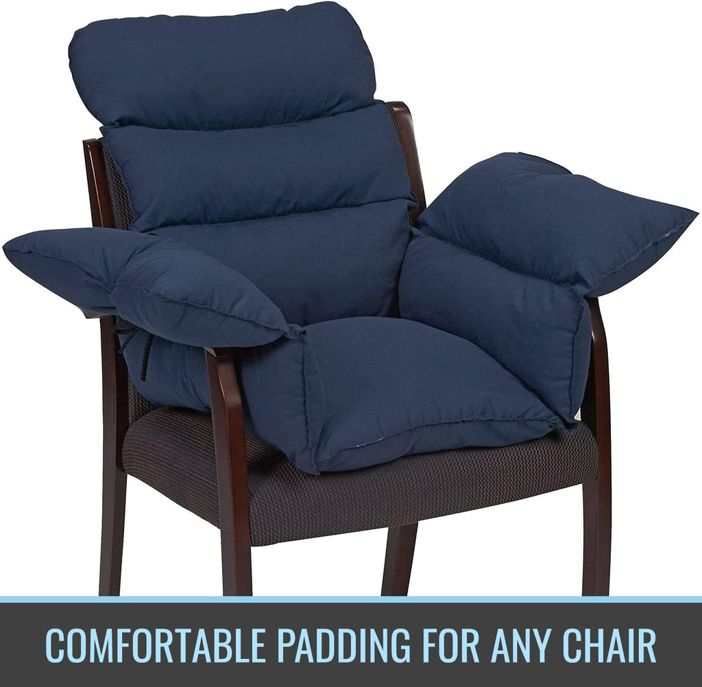 Comfort Wheelchair Cushion & Pad with Side Supports, Recliner & Wheelchair Seat Cushion, Padded Back & Arm Supports